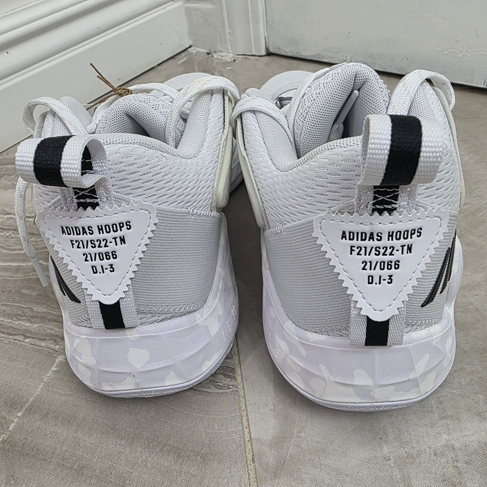 Adidas White and Black Sneakers with Chunky Silhouette - Picture 5 of 12